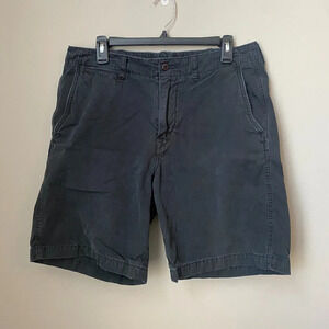 Polo Ralph Lauren Mens Shorts Navy Relaxed Fit 9" Inseam Twill Flat Front Sz 33